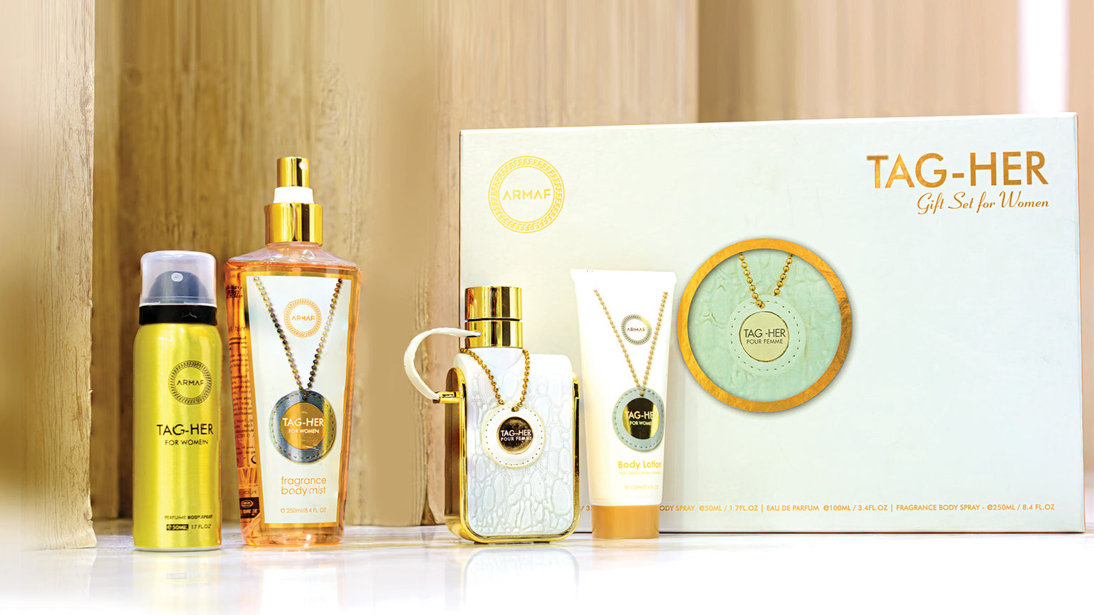 Buy Armaf Gift Sets for Her | TRES JOUR & MAGNIFICENT 2pc Set Elegance
