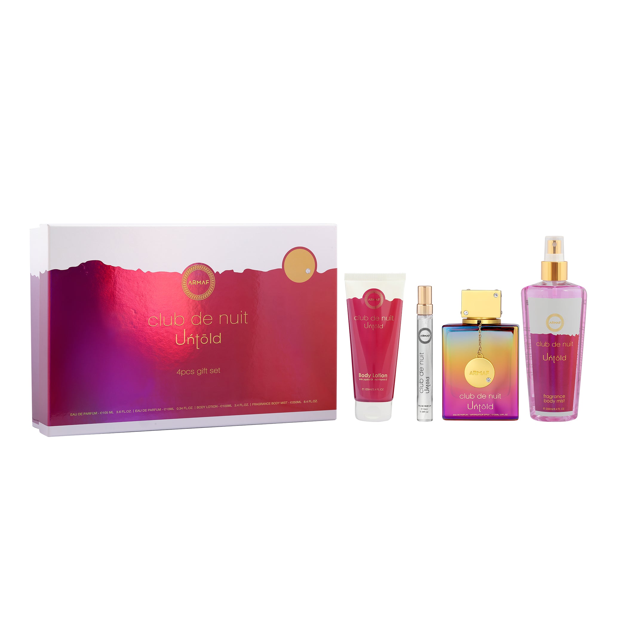 CLUB DE NUIT UNTOLD 4PCS GIFT SET